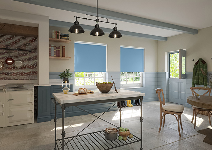Rimini (Blackout), Bluebell - Roller Blind - Image 7